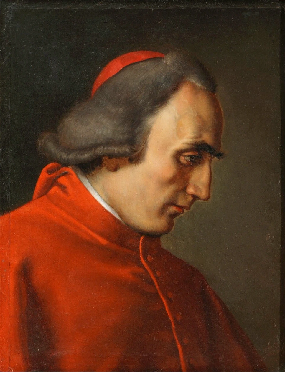 Jean - Baptiste Wicar, 114, ritratto di ecclesiastico, Galleria Nazionale dell'Umbria, Perugia, attribuito 1